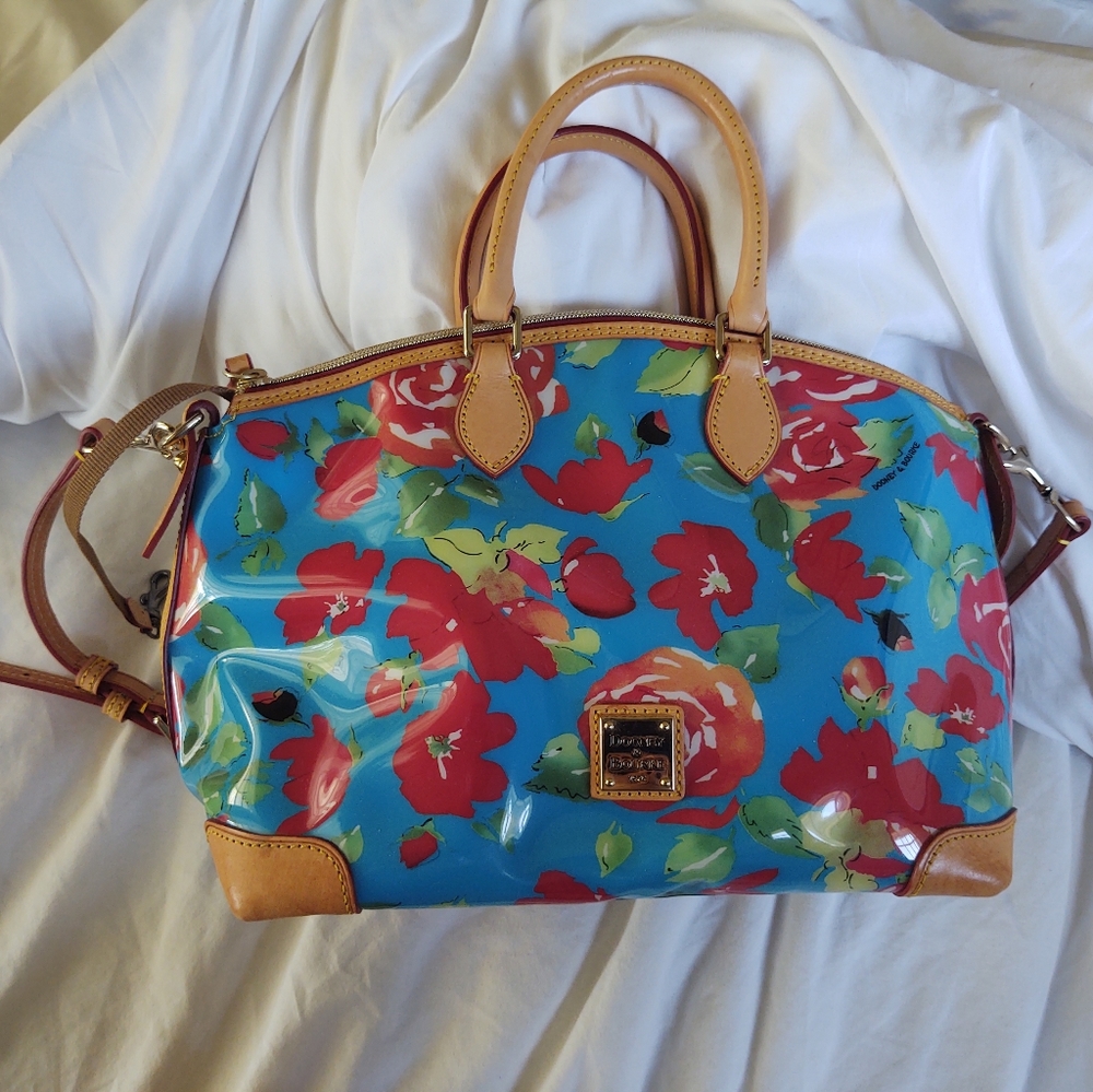 Dooney Bourke Floral Satchel Purse